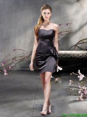 2015 Elegant Sweetheart Short Taffeta Prom Dresses