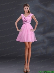 2015 Pretty Appliques and Ruffles A Line Junior Dresses