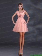 2015 Pretty Appliques and Ruffles A Line Junior Dresses