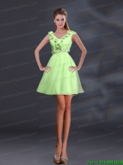 2015 Pretty Appliques and Ruffles A Line Junior Dresses