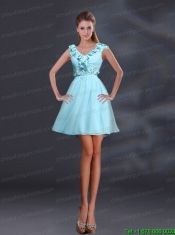 2015 Pretty Appliques and Ruffles A Line Junior Dresses