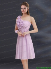 2015 Romantic Hand Made Flowers Sweetheart Junior Dress with Ruching