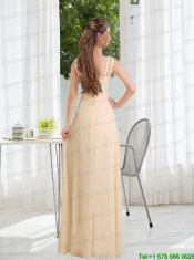 2015 Straps Empire Bowknot Lace Bridesmaid Dress