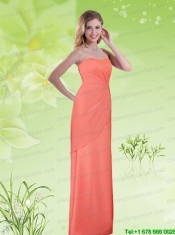 2015 The Brand New Style Sweetheart Empire Chiffon Ruching Prom Dress