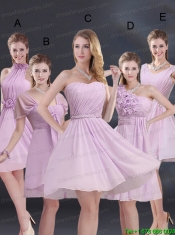 A Line Square Ruhing Prom Dress with Cap Sleeves