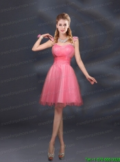 A Line Straps Appliques Junior Dresses in Lilac