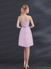 A Line Sweetheart Prom Dress with Ruhing and Belt