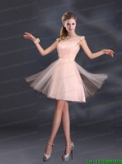 Baby Pink Mini Length 2015 The Most Popular Christmas Party Dresses