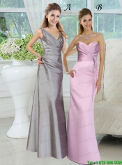 Elegant Ruched Sweetheart Long Prom Dress with Sash