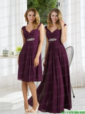 Empire 2015 Backless Ruching Bridesmaid Dress for 2015