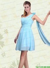 One Shoulder A Line Ruching Prom Dresses for 2015 One Shoulder A Line Ruching Prom Dresses for 2015