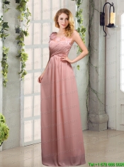 Scoop Empire Ruching 2015 Decent Prom Dresses
