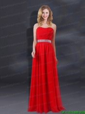 Sequin Decorate Waist Ruching Empire Junior Dresses