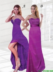Sweetheart Asymmetrical Column Elegent Christmas Party Dresses For 2015