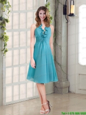 The Super Hot Empire Halter 2015 Bridesmaid Dress with Ruffles