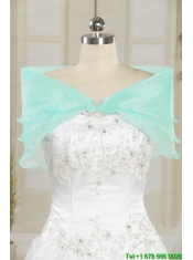 2015 Light Blue Fast Delivery Quinceanera Dresses with Beading
