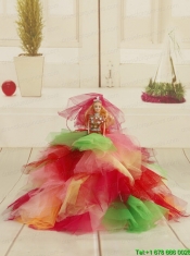 2015 Perfect Multi Color Dress For Quinceanera with Beading