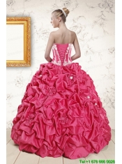 Unique Sweetheart Ball Gown Beading Quinceanera Dresses for 2015