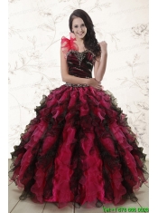 Beautiful Multi Color 2015 Quinceanera Dresses with Sweetheart