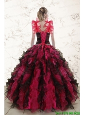 Beautiful Multi Color 2015 Quinceanera Dresses with Sweetheart