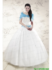 Discount White Quinceanera Dresses with Appliques