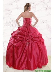 New Style Strapless Appliques Quinceanera Dresses