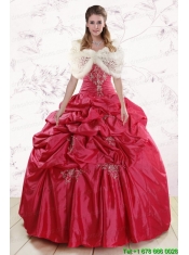 New Style Strapless Appliques Quinceanera Dresses