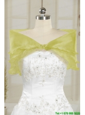 New Style Yellow Quinceanera Dresses with Beading and Ruffles