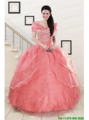 Pretty Beaded Ball Gown Sweetheart Quinceanera Dresses