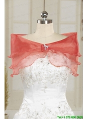 Remarkble Sweetheart Pink Quinceanera Dresses with Embroidery