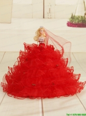 Sweetheart Red Quinceanera Dresses With Applique for 2015