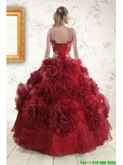 Unique Quinceanera Dresses with Hand Made Flowers for 2015