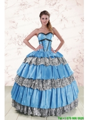 Unique Sweetheart Ball Gown Beading Quinceanera Dresses for 2015