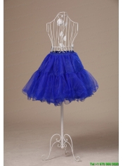 Custom Made 2013 Peacock Blue Petticoat