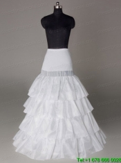 Four Layers Hot Selling Taffeta Floor-length Wedding Petticoat