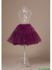 Hot Selling Fushsia Mini-length Petticoat