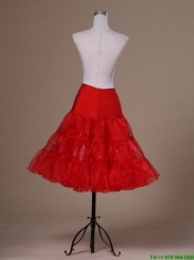 Hot Selling Red Organza Mini-length Petticoat