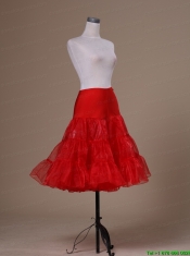 Hot Selling Red Organza Mini-length Petticoat