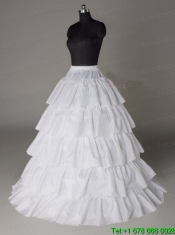 Hot Selling Taffeta Five Layers Floor-length Wedding Petticoat