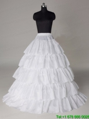 Hot Selling Taffeta Five Layers Floor-length Wedding Petticoat