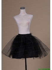 Lovely Mini-length Black Organza Petticoat