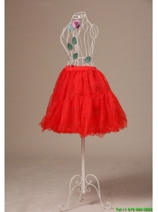 Mini-length Hot Selling 2013 Red Petticoat