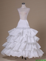 Ruffled Layers Ball Gown Taffeta For Prom Petticoats