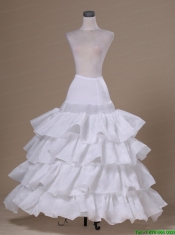 Ruffled Layers Ball Gown Taffeta For Prom Petticoats