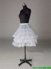 Three Layers Lace Edge Mini-length Petticoat