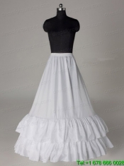 Two Layers A-line Taffeta Floor-length Petticoat