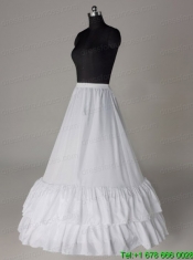 Two Layers A-line Taffeta Floor-length Petticoat