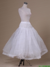 White Hot Selling Tulle Ankle-length Petticoat