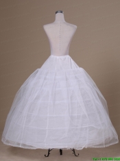 White Tulle Floor-length Petticoat