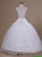 White Tulle Floor-length Petticoat